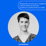 Léa Kaufmann wins FESP artificial intelligence scholarship